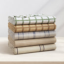 Turkish Cotton Flannel Sheet Set - Plaid & Stripe Collection by Great Bay Home