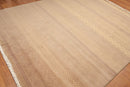 8' x 10' Hand Knotted Contemporary 100% Wool Pile Area Rug Tan