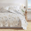 Coral Sea Maze Coastal Quilt Set - Newcomb Collection by Great Bay Home