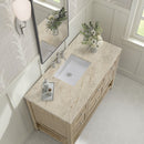 James Martin Breckenridge 48" Single Bathroom Vanity, Whitewashed Oak