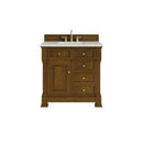 James Martin Brookfield 36" Single Bathroom Vanity, Honey Oak