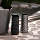 Paragon Stainless Steel Champagne Flute in Platinum by Viski