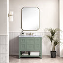 James Martin Breckenridge 36" Single Bathroom Vanity, Smokey Celadon