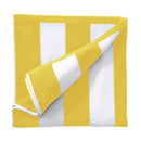 Cotton Velour Cabana Stripe Beach Towel - Novia Collection by Great Bay Home