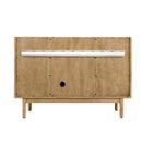 James Martin Laurent 48" Dual Mount Single Bathroom Vanity, Light Natural Oak