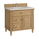 James Martin Lorelai 36" Single Bathroom Vanity, Light Natural Oak