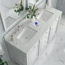 James Martin Bristol 60" Double Bathroom Vanity, Bright White