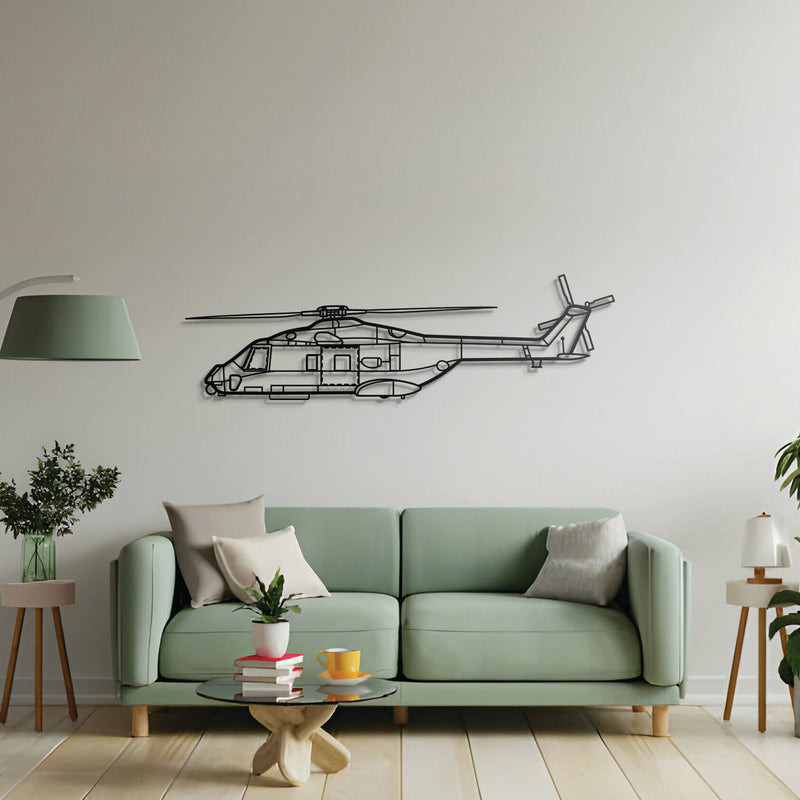 NH90 NFH Metal Aircraft Wall Art - NCP0234