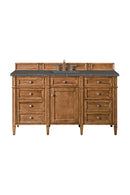 James Martin Brittany 60" Single Bathroom Vanity, Saddle Brown