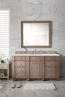 James Martin Bristol 60" Single Bathroom Vanity, Whitewashed Walnut