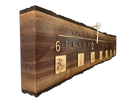 Niblick:5-foot Golf clock by Linear Clockworks