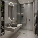 Nickel Metallic Subway Glass Tiles 3x9