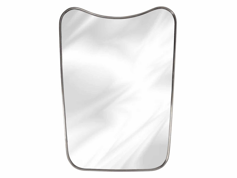 Curved Brass Mirror - Frame Wall Mirror