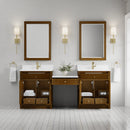 James Martin Bellshire 84" Single Bathroom Vanity, Honey Oak