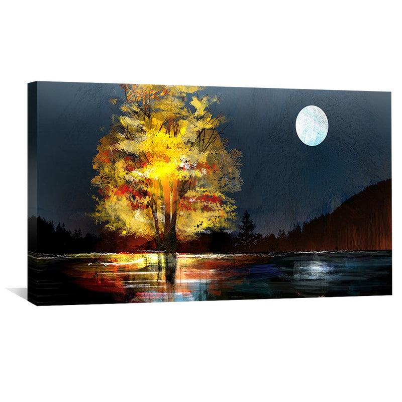 Night's Luminescence Canvas