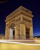 Night View Of Arc De Triomphe