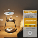 Smart Nightstand With Wireless Charger & Night Light by EP Designlab LLC