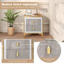 Nightstand with 2 Pull-out Drawers for Living Room Bedroom by LJGDeals