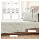 Striped Sheet Set - Evette Collection by Great Bay Home