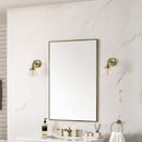 James Martin Rohe 26" Mirror, Champagne Brass