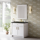 James Martin Bellshire 36" Single Bathroom Vanity, Bright White