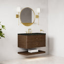 James Martin Allamari 36" Floating Single Bathroom Vanity, Sable