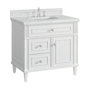 James Martin Lorelai 36" Single Bathroom Vanity, Bright White