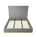 Addalyn Velvet Platform Bed