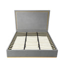 Addalyn Velvet Platform Bed