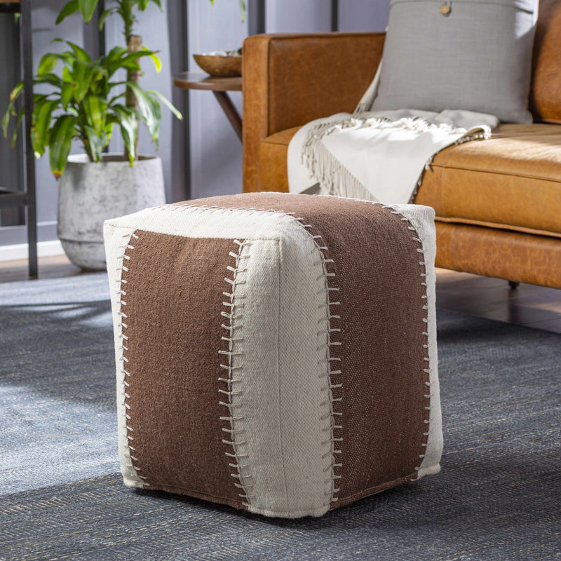 Markgrafneusiedl Dark Brown Pouf