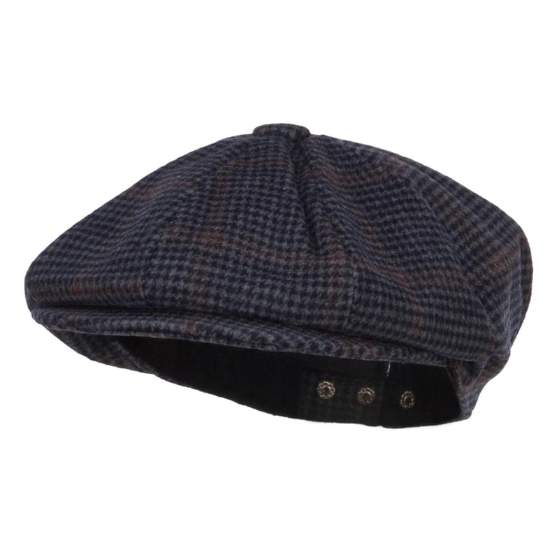 Men's Wool Blend 8 Panel Newsboy Hat