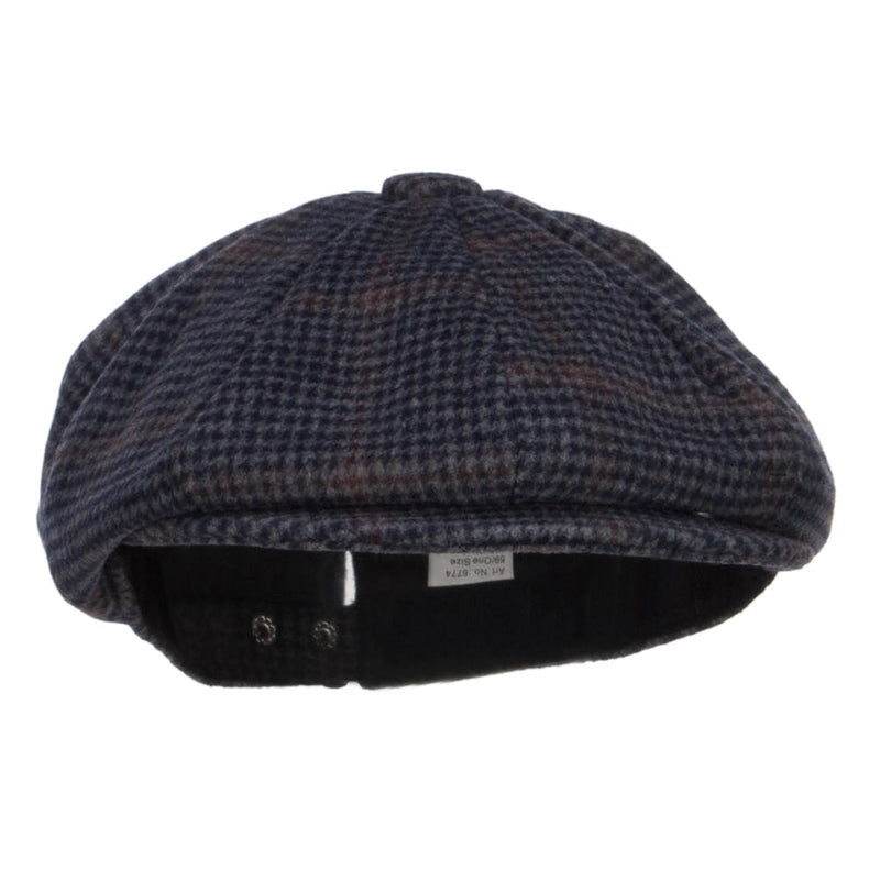 Men's Wool Blend 8 Panel Newsboy Hat