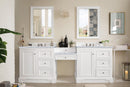 James Martin De Soto 94" Double Bathroom Vanity, Bright White