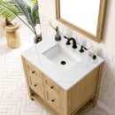 James Martin Breckenridge 30" Single Bathroom Vanity, Light Natural Oak