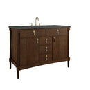 James Martin Kinnsden 48" Single Bathroom Vanity, Sable Oak