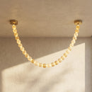 Liora Beaded Alabaster Swag Chandelier