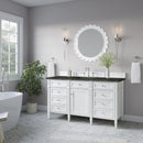 James Martin Brittany 60" Single Bathroom Vanity, Bright White