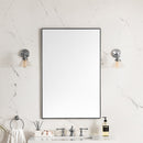 James Martin Rohe 26" Mirror, Satin Nickel