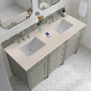 James Martin Brittany 60" Double Bathroom Vanity, Urban Gray