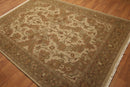6' x 9' New Hand knotted Wool Oriental Area Rug Beige