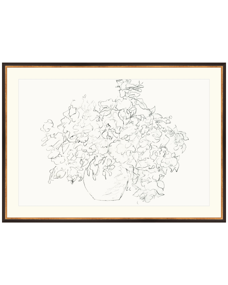 Vase of Flowers Sketch