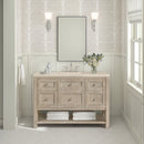 James Martin Breckenridge 48" Single Bathroom Vanity, Whitewashed Oak