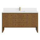 James Martin Hudson 60" Single Bathroom Vanity, Honey Oak