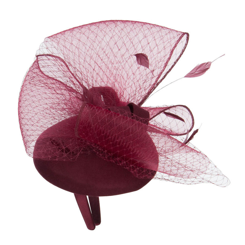 Horsehair Net Crown Fascinator