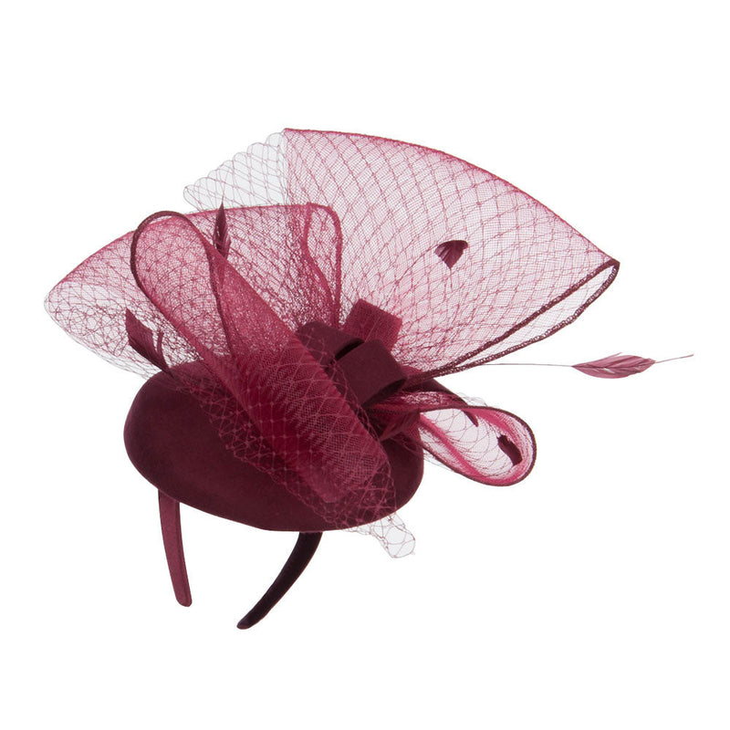 Horsehair Net Crown Fascinator