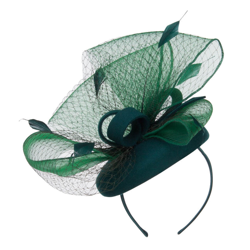 Horsehair Net Crown Fascinator