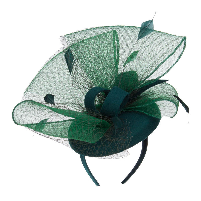 Horsehair Net Crown Fascinator