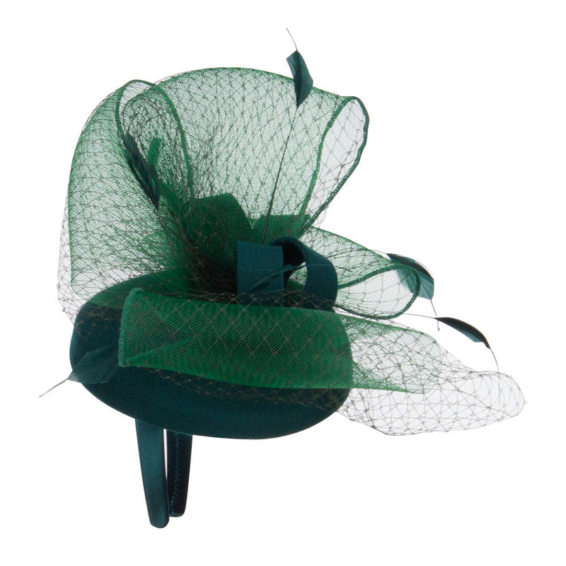 Horsehair Net Crown Fascinator