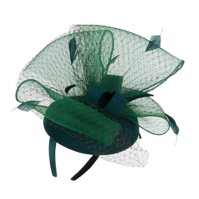 Horsehair Net Crown Fascinator