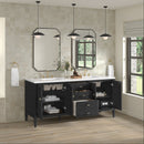 James Martin Myrrin 72" Single Bathroom Vanity, Carbon Oak
